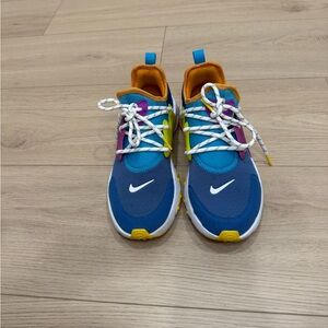 Nike react Blue and Yellow Sneakers